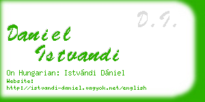 daniel istvandi business card